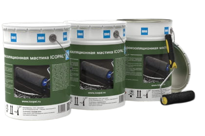 Мастика гидроизоляционная битумная ICOPAL ИКОПАЛ 20 кг