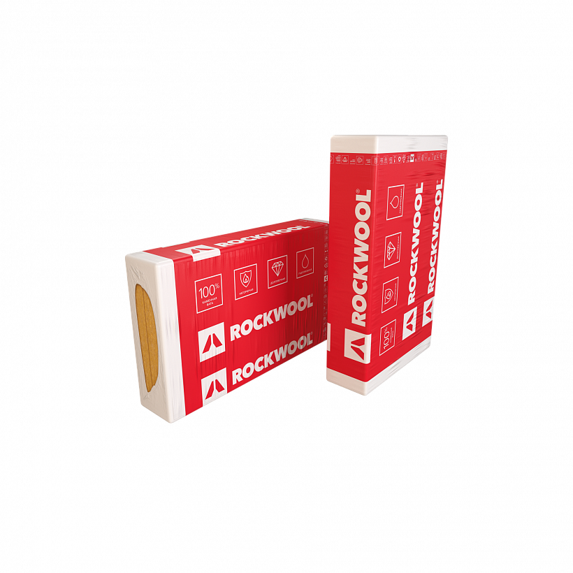 Плита тепло-, звукоизоляционная из базальтовой ваты RWL ФЛОР БАТТС И 80х600х1000 мм