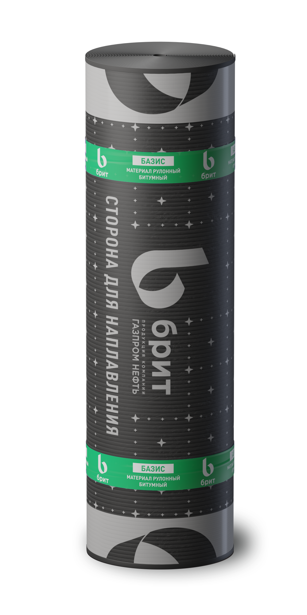 Гидроизоляция рулонная битумная БРИТ Базис ХКП 3.5 1х9 м