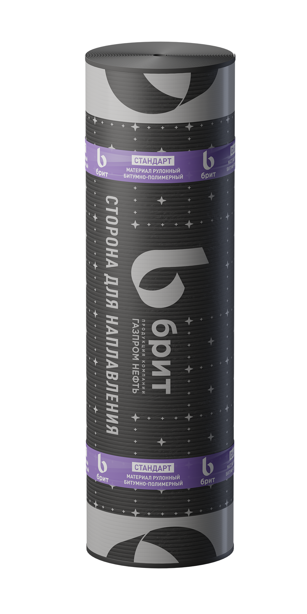 Гидроизоляция рулонная битумно-полимерная БРИТ Стандарт ХКП 4.0 1х10 м