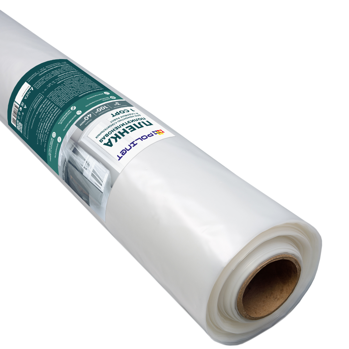 Пленка полиэтиленовая Polinet 40 мкм (20 г/м²) 3х100 м