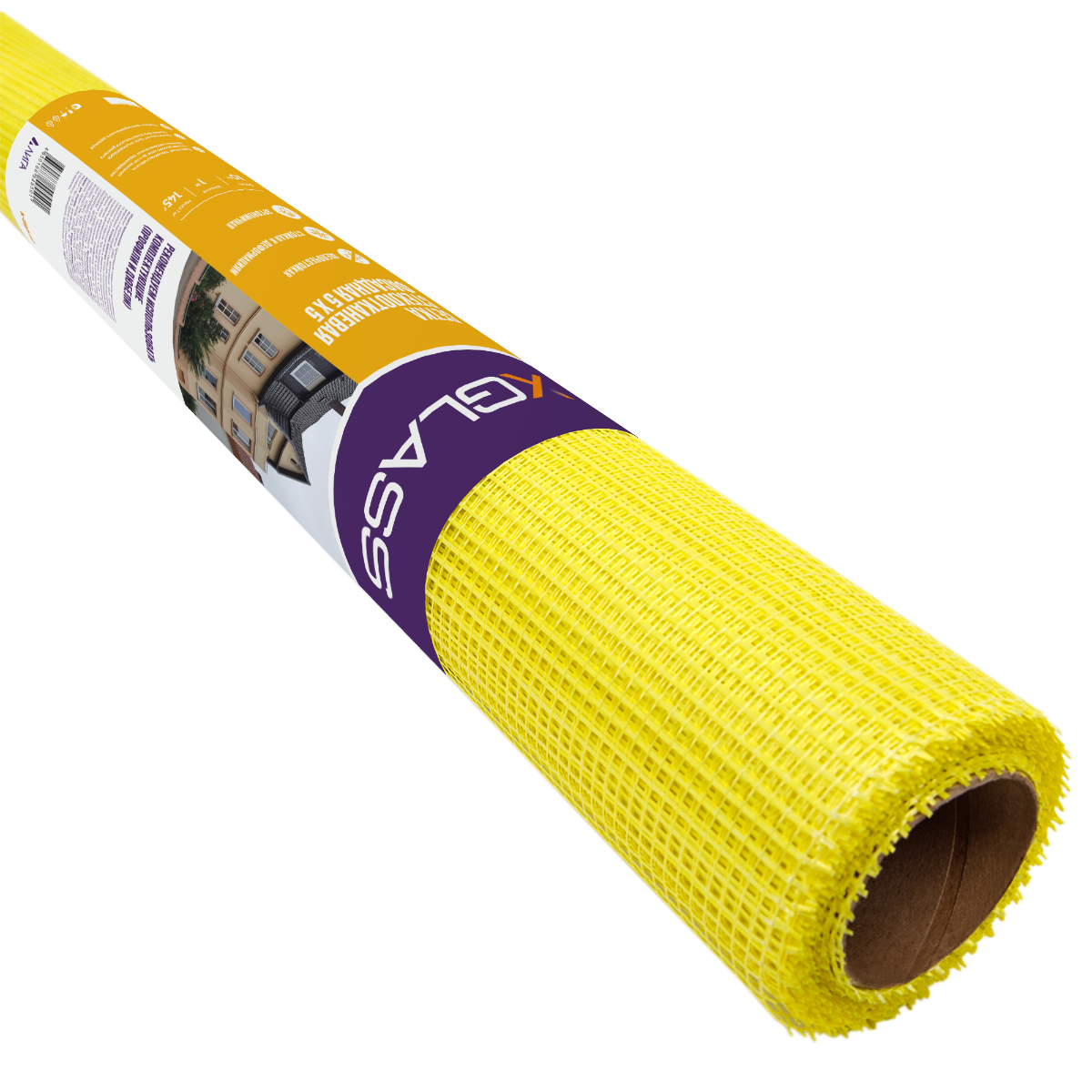 Сетка стеклотканевая фасадная XGLASS 5,0х5,0 мм (145 г/м²) 1х10 м