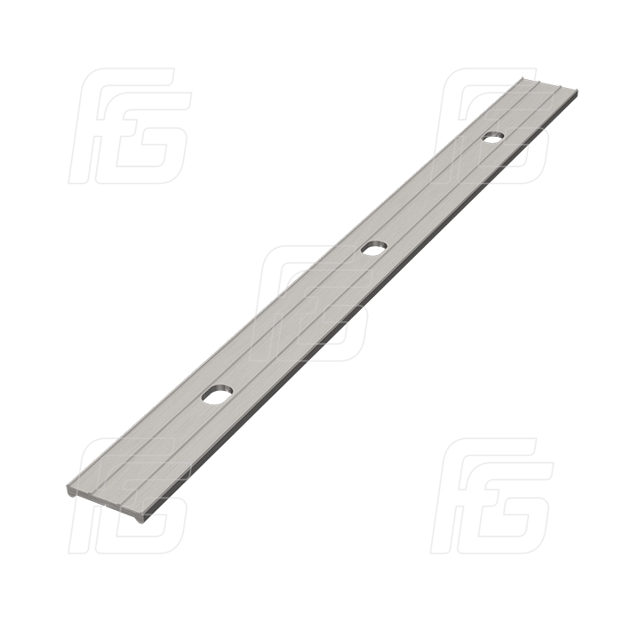 Рейка прижимная алюминиевая РОКС PRO 2,0/2,5х25х2000 мм