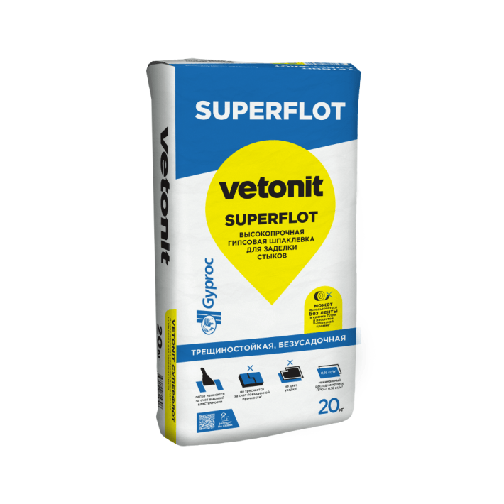 Шпаклевка шовная Vetonit SUPERFLOT 5 кг