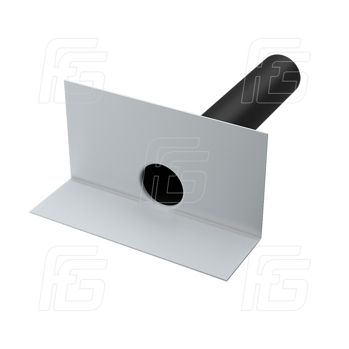 Воронка парапетная с отводом и ПВХ фартуком WIGAR 110(D)х650 мм